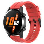 Cinturino per orologio xDfind in silicone nero con fibbia, 20mm For Amazfit Active 2 / GTS4 Mini, 22mm For Huawei Watch GT5 / GT5 Pro