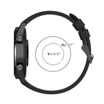 Cinturino per orologio xDfind in silicone nero con fibbia, 20mm For Amazfit Active 2 / GTS4 Mini, 22mm For Huawei Watch GT5 / GT5 Pro