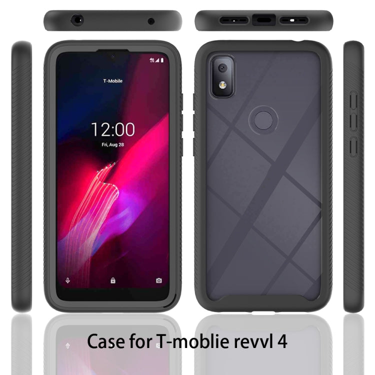 Starry Sky Solid Color Series Custodia protettiva antiurto per PC + TPU, For T-Mobile REVVL 4, For T-Mobile REVVL 4+, ForT-Mobile REVVL 5G