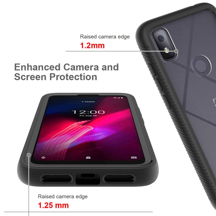 Starry Sky Solid Color Series Custodia protettiva antiurto per PC + TPU, For T-Mobile REVVL 4, For T-Mobile REVVL 4+, ForT-Mobile REVVL 5G