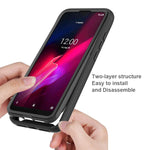 Starry Sky Solid Color Series Custodia protettiva antiurto per PC + TPU, For T-Mobile REVVL 4, For T-Mobile REVVL 4+, ForT-Mobile REVVL 5G