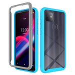 Starry Sky Solid Color Series Custodia protettiva antiurto per PC + TPU, For T-Mobile REVVL 4, For T-Mobile REVVL 4+, ForT-Mobile REVVL 5G