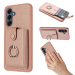 Portacarte con motivo a texture di litchi, porta anelli e custodia per telefono., For Samsung Galaxy A57 5G, For Samsung Galaxy A37 5G, For Samsung Galaxy A07 / A06, For Samsung Galaxy A17 5G / A26 5G