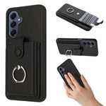 Portacarte con motivo a texture di litchi, porta anelli e custodia per telefono., For Samsung Galaxy A57 5G, For Samsung Galaxy A37 5G, For Samsung Galaxy A07 / A06, For Samsung Galaxy A17 5G / A26 5G