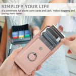 Portacarte con motivo a texture di litchi, porta anelli e custodia per telefono., For Samsung Galaxy A57 5G, For Samsung Galaxy A37 5G, For Samsung Galaxy A07 / A06, For Samsung Galaxy A17 5G / A26 5G
