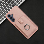 Portacarte con motivo a texture di litchi, porta anelli e custodia per telefono., For Samsung Galaxy A57 5G, For Samsung Galaxy A37 5G, For Samsung Galaxy A07 / A06, For Samsung Galaxy A17 5G / A26 5G
