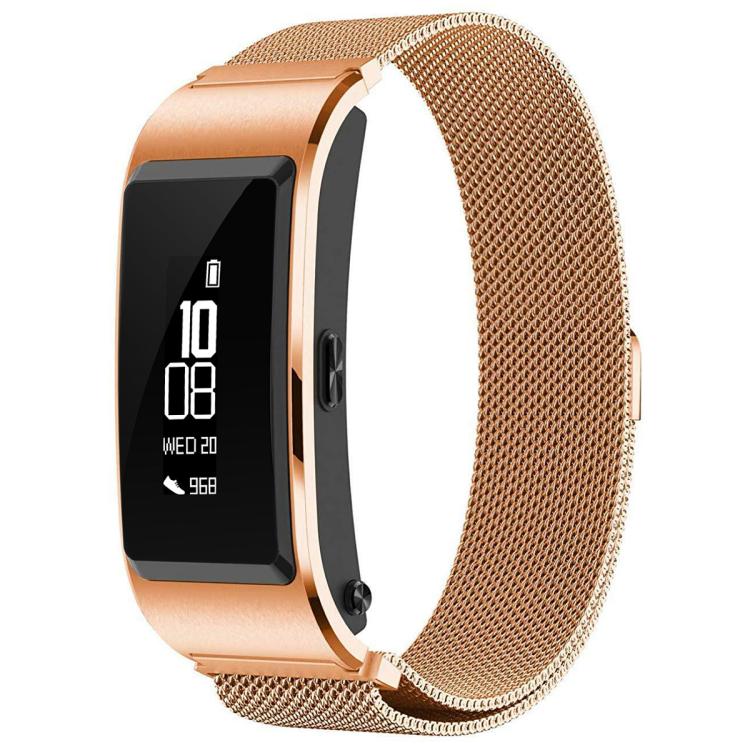 Cinturino per orologio xDfind Milanese in acciaio inossidabile, 16mm For Huawei Band B6 / B7