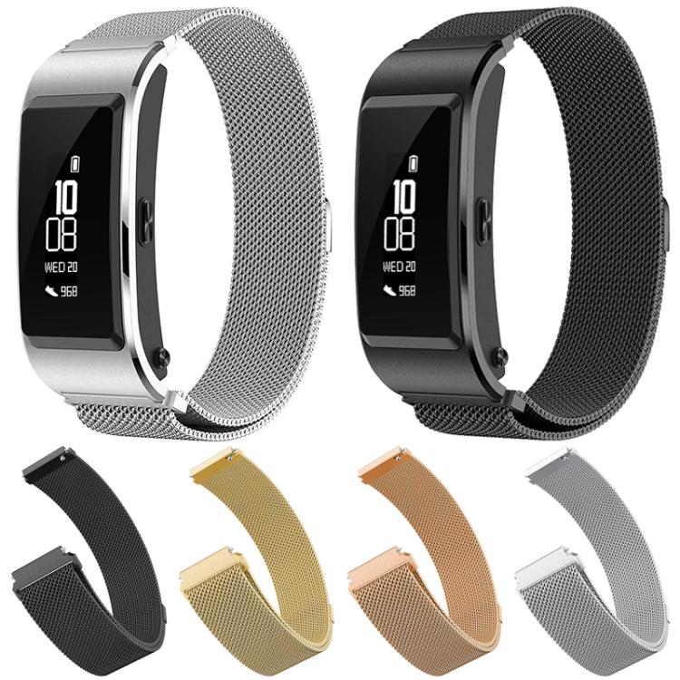 Cinturino per orologio xDfind Milanese in acciaio inossidabile, 16mm For Huawei Band B6 / B7