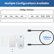 HST-2A1CTS 5 in 1 USB 3.0 Detachable Magnetic Docking Station, HST-2A1CTS