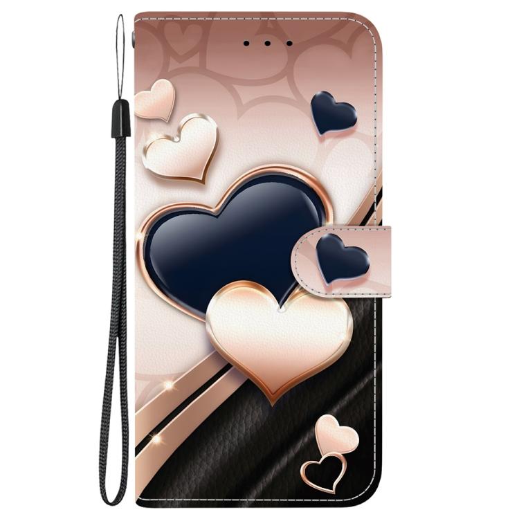 Custodia per telefono in pelle con texture cristallina e disegno colorato, For Samsung Galaxy S25 FE 5G, For Samsung Galaxy S25 Edge 5G