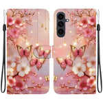 Custodia per telefono in pelle con texture cristallina e disegno colorato, For Samsung Galaxy S25 FE 5G, For Samsung Galaxy S25 Edge 5G