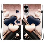 Custodia per telefono in pelle con texture cristallina e disegno colorato, For Samsung Galaxy S25 FE 5G, For Samsung Galaxy S25 Edge 5G