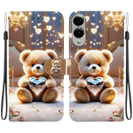 Custodia per telefono in pelle con texture cristallina e disegno colorato, For Samsung Galaxy S25 FE 5G, For Samsung Galaxy S25 Edge 5G
