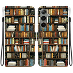 Custodia per telefono in pelle con texture cristallina e disegno colorato, For Samsung Galaxy S24 5G / S25 5G, For Samsung Galaxy S24+ 5G / S25+ 5G