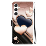 Custodia per telefono in pelle con texture cristallina e disegno colorato, For Samsung Galaxy S24 5G / S25 5G, For Samsung Galaxy S24+ 5G / S25+ 5G