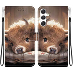Custodia per telefono in pelle con texture cristallina e disegno colorato, For Samsung Galaxy S24 5G / S25 5G, For Samsung Galaxy S24+ 5G / S25+ 5G