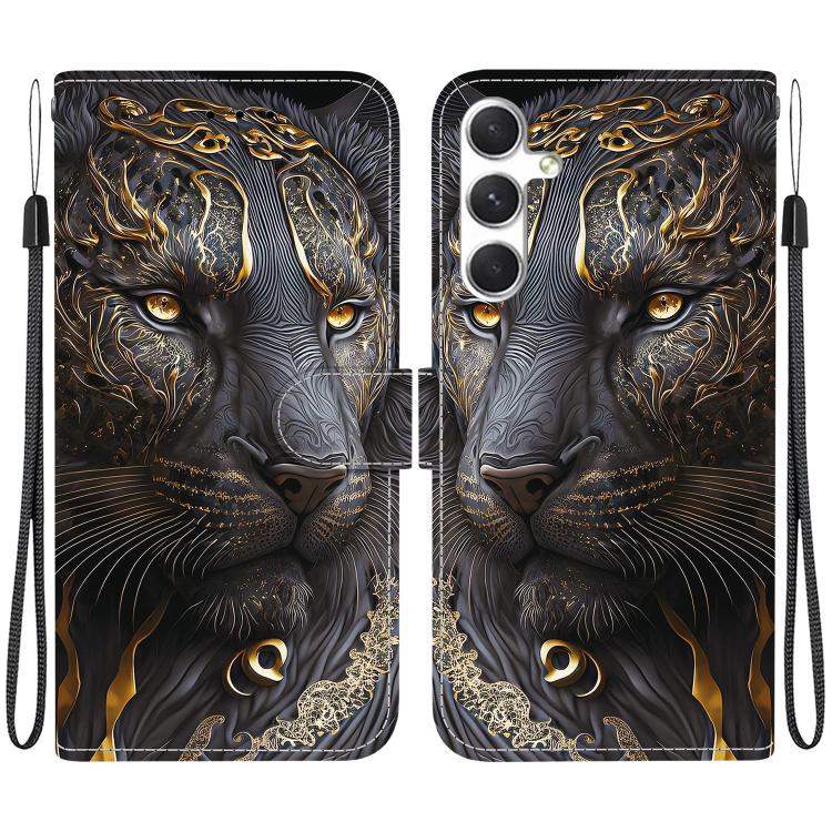 Custodia per telefono in pelle con texture cristallina e disegno colorato, For Samsung Galaxy S24 5G / S25 5G, For Samsung Galaxy S24+ 5G / S25+ 5G