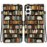 Custodia per telefono in pelle con texture cristallina e disegno colorato, For Samsung Galaxy S24 5G / S25 5G, For Samsung Galaxy S24+ 5G / S25+ 5G