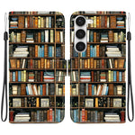 Custodia per telefono in pelle con texture cristallina e disegno colorato, For Samsung Galaxy S23 Ultra 5G, For Samsung Galaxy S23+ 5G
