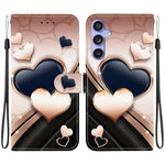 Custodia per telefono in pelle con texture cristallina e disegno colorato, For Samsung Galaxy S24 Ultra 5G, For Samsung Galaxy S23 FE 5G