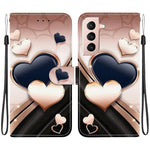 Custodia per telefono in pelle con texture cristallina e disegno colorato, For Samsung Galaxy S21 5G, For Samsung Galaxy S21+ 5G