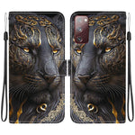 Custodia per telefono in pelle con texture cristallina e disegno colorato, For Samsung Galaxy S23 5G, For Samsung Galaxy S20 FE