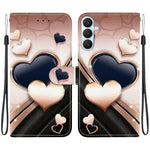 Custodia per telefono in pelle con texture cristallina e disegno colorato, For Galaxy S26 FE 5G, For Samsung Galaxy S26+ 5G