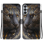 Custodia per telefono in pelle con texture cristallina e disegno colorato, For Galaxy S26 FE 5G, For Samsung Galaxy S26+ 5G