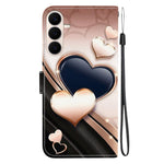 Custodia per telefono in pelle con texture cristallina e disegno colorato, For Galaxy S26 FE 5G, For Samsung Galaxy S26+ 5G