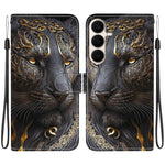 Custodia per telefono in pelle con texture cristallina e disegno colorato, For Galaxy S26 FE 5G, For Samsung Galaxy S26+ 5G