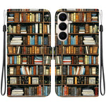 Custodia per telefono in pelle con texture cristallina e disegno colorato, For Galaxy S26 FE 5G, For Samsung Galaxy S26+ 5G