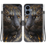 Custodia per telefono in pelle con texture cristallina e disegno colorato, For Galaxy A17 5G / A26 5G, For Galaxy A07 4G / 5G / A06 4G / 5G