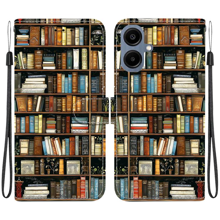 Custodia per telefono in pelle con texture cristallina e disegno colorato, For Galaxy A17 5G / A26 5G, For Galaxy A07 4G / 5G / A06 4G / 5G