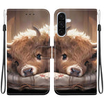 Custodia per telefono in pelle con texture cristallina e disegno colorato, For Galaxy A17 5G / A26 5G, For Galaxy A07 4G / 5G / A06 4G / 5G