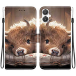 Custodia per telefono in pelle con texture cristallina e disegno colorato, For Galaxy A27 5G, For Galaxy A25e / A25 5G JP