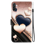 Custodia per telefono in pelle con texture cristallina e disegno colorato, For Galaxy A57 5G, For Galaxy A37 5G / A36 5G
