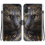 Custodia per telefono in pelle con texture cristallina e disegno colorato, For Galaxy A57 5G, For Galaxy A37 5G / A36 5G