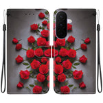 Custodia per telefono in pelle con texture cristallina e disegno colorato, For Galaxy A27 5G, For Galaxy A25e / A25 5G JP