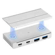 HST-2A2C 4 in 1 USB 3.2 10Gbps Detachable Magnetic Docking Station, HST-2A2C