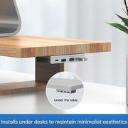 HST-3A1C 4 in 1 USB 3.0 Detachable Magnetic Docking Station, HST-3A1C