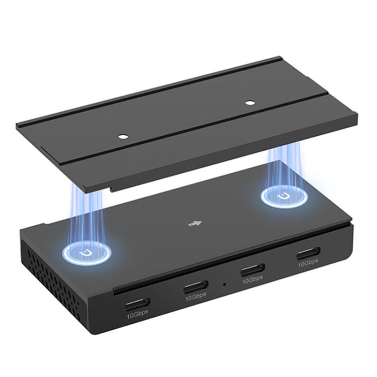 HST-4C 4 in 1 USB 3.2 10Gbps Detachable Magnetic Docking Station, HST-4C