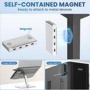 HST-4C 4 in 1 USB 3.2 10Gbps Detachable Magnetic Docking Station, HST-4C