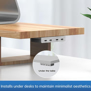 HST-4C 4 in 1 USB 3.2 10Gbps Detachable Magnetic Docking Station, HST-4C