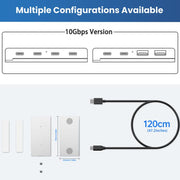 HST-4C 4 in 1 USB 3.2 10Gbps Detachable Magnetic Docking Station, HST-4C