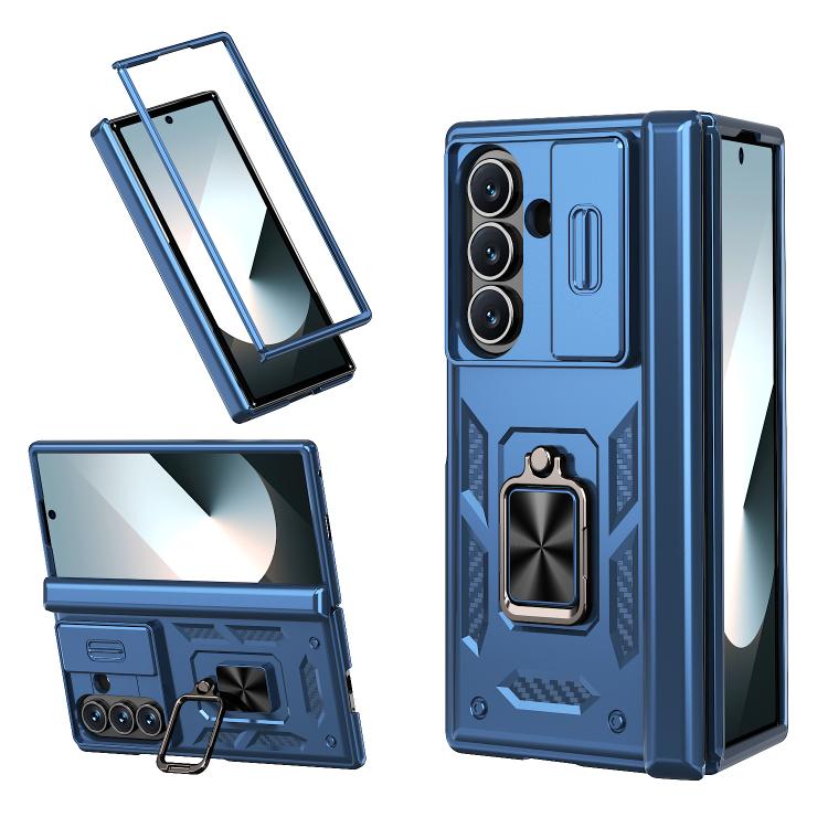 Custodia per telefono Kalebol con cerniera a finestra scorrevole e supporto ad anello, For Galaxy Z Fold8 Ultra 5G, For Galaxy Z Flip8 5G, For Galaxy Z Flip7 FE / Flip6, For Galaxy Z Fold7 5G