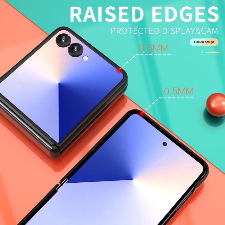 Custodia per telefono Kalebol con cerniera a finestra scorrevole e supporto ad anello, For Galaxy Z Flip7 5G, For Galaxy Z Fold6 5G, For Galaxy Z Fold5 5G, For Galaxy Z Flip5 5G