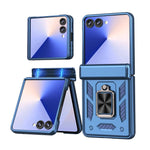 Custodia per telefono Kalebol con cerniera a finestra scorrevole e supporto ad anello, For Galaxy Z Flip7 5G, For Galaxy Z Fold6 5G, For Galaxy Z Fold5 5G, For Galaxy Z Flip5 5G