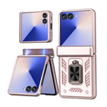 Custodia per telefono Kalebol con cerniera a finestra scorrevole e supporto ad anello, For Galaxy Z Flip7 5G, For Galaxy Z Fold6 5G, For Galaxy Z Fold5 5G, For Galaxy Z Flip5 5G