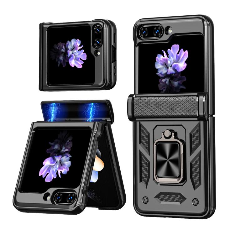 Custodia per telefono Kalebol con cerniera a finestra scorrevole e supporto ad anello, For Galaxy Z Fold8 Ultra 5G, For Galaxy Z Flip8 5G, For Galaxy Z Flip7 FE / Flip6, For Galaxy Z Fold7 5G