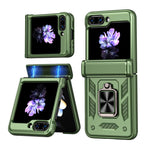 Custodia per telefono Kalebol con cerniera a finestra scorrevole e supporto ad anello, For Galaxy Z Fold8 Ultra 5G, For Galaxy Z Flip8 5G, For Galaxy Z Flip7 FE / Flip6, For Galaxy Z Fold7 5G